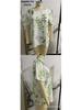 Women's Summer Retro Print Loose Cotton-Linen Short Sleeve Casual T-Shirt