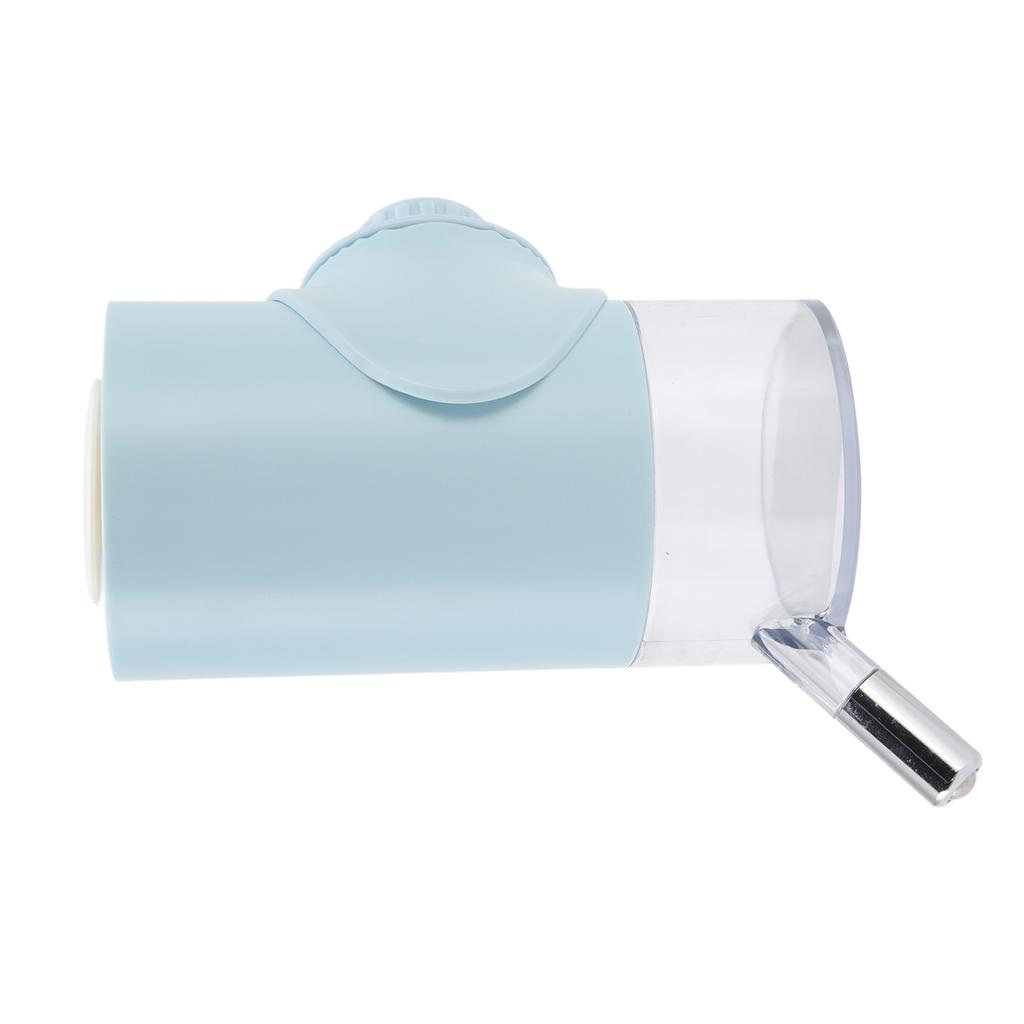 Trinkbrunnen für Haustiere, automatisch, tragbar, zum Aufhängen, für Katzen und Hunde, Blau, 500 ML