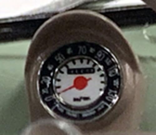 Kyosho Original 1/18 Scale Fiat Nuova 500 Elaborazione Abarth Record (Green Clear) Finished Product KS08966ALG