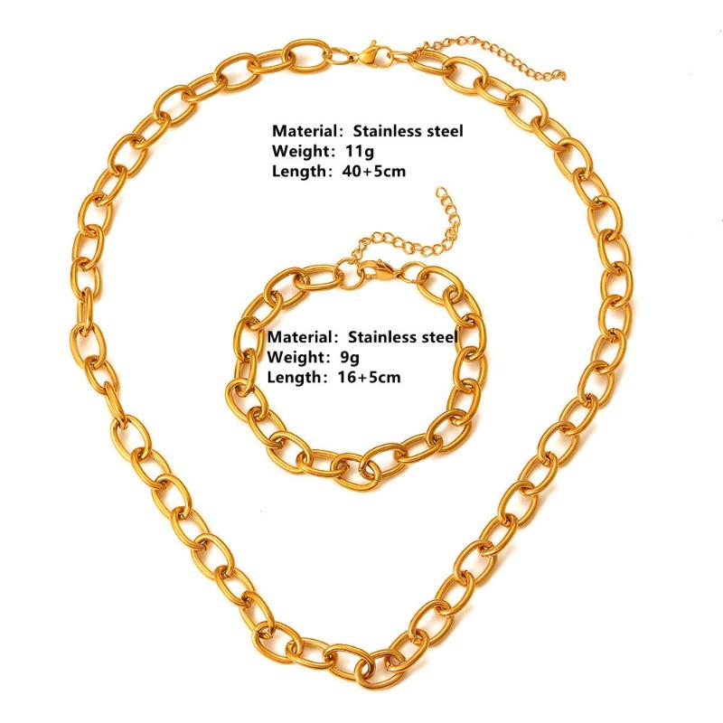 Cool & edgy chain necklaces & bracelets - trendy, personalized, and tarnish-resistant titanium steel jewelry