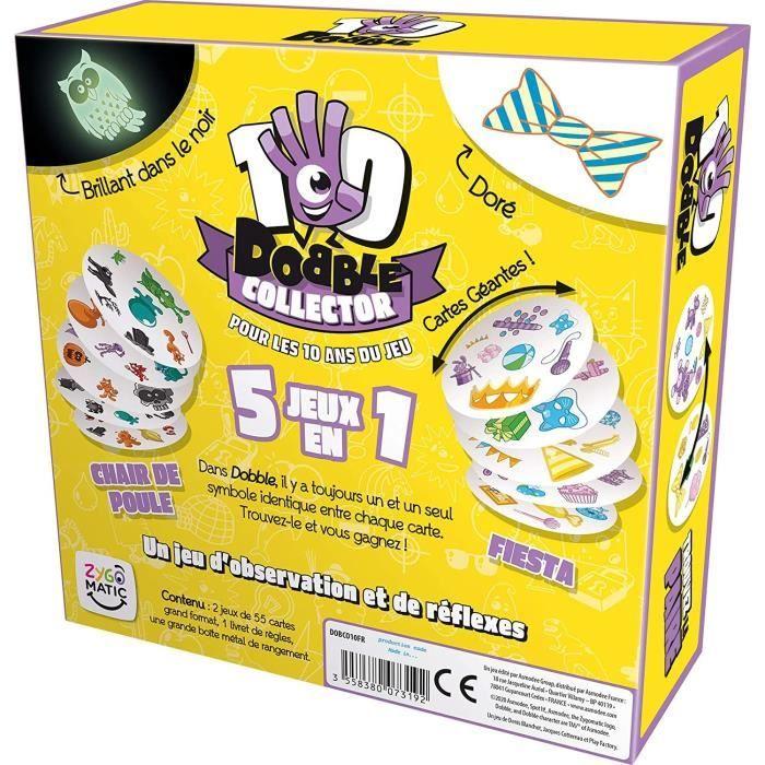 Zygomatisch | Dobble - 10-Jahre-Sammlerausgabe | Brettspiel | Ab 6 Jahren | 2 bis 8 Spieler | 15 Minuten