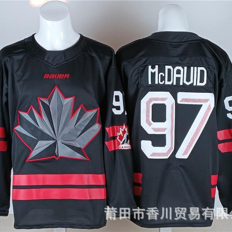 NHL Hockey Jersey USA Team Canada National Ice Uniform Cotton Sport Shirt Men