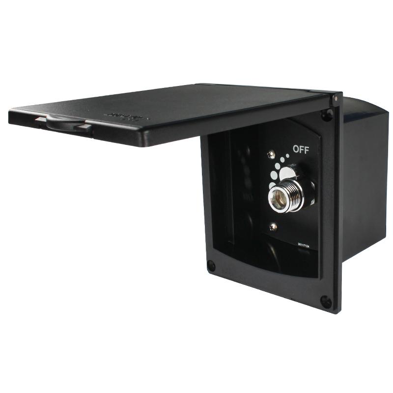 TYTXRV pressure water inlet/outlet black external shower box  Boat Marine Camper Motorhome Caravan Accessories Only Shower box