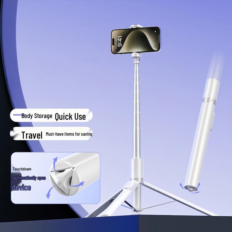 Jumping Stick Universal Phone Selfie Tripod - Portable Live Broadcast Photography Holder