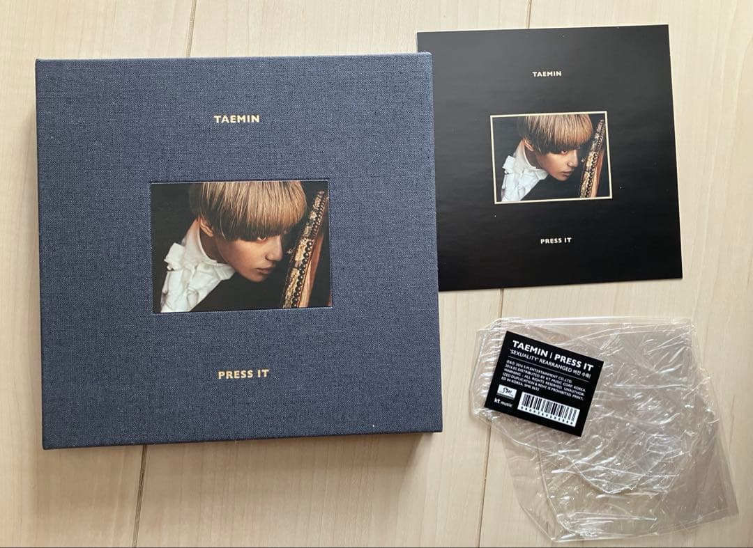 

[USED] SHINee TAEMIN PRESS IT CD (No Trading Card)