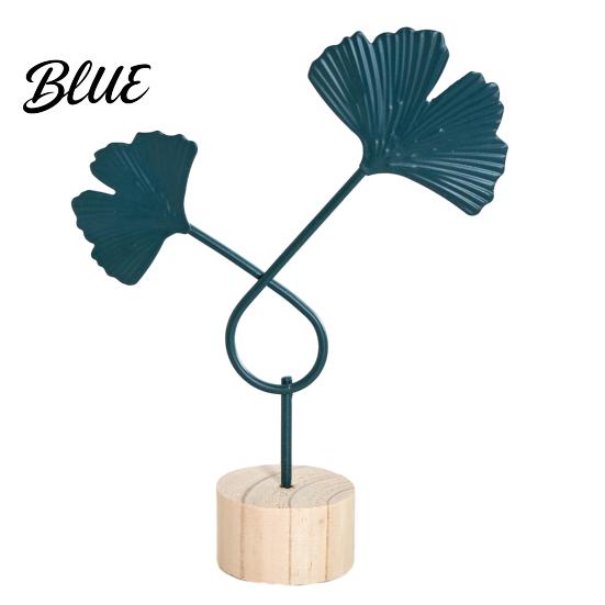 Ginkgo Leaf Sculpture Golden Statue Anti-Rust Anti-Oxidation Decorative Art Iron Premium Piece