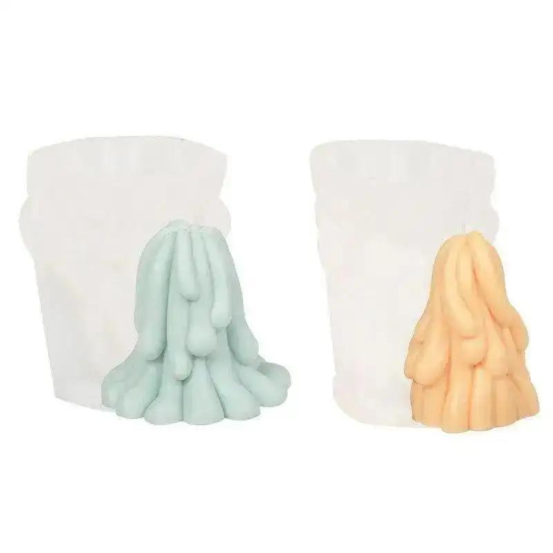 

New 3D Ocean Tentacles Silicone Candle DIY Sea Ornament Making Plaster Epoxy Resin Craft Molds Home Decoration Handmade Gifts A