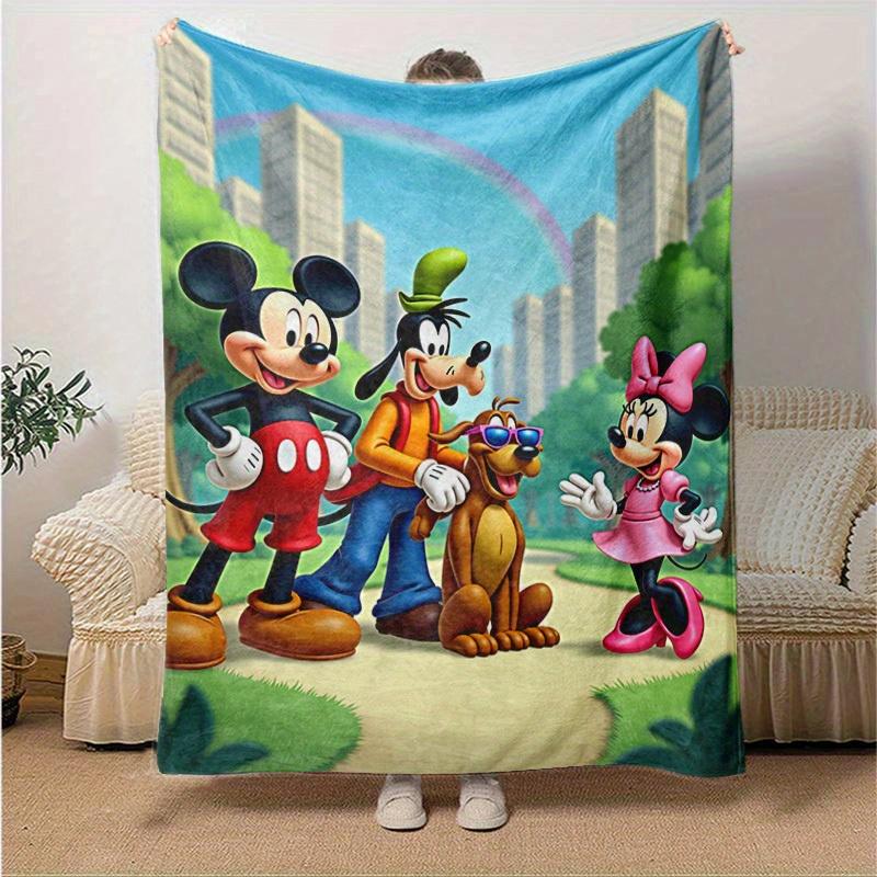 

1pc, Disney Friends Collection, Seasonal Universal Blanket for Home Decoration, Soft Flannel Throw Blanket, Versatile & Cozy for Bedroom, Living Room, 130x150cm