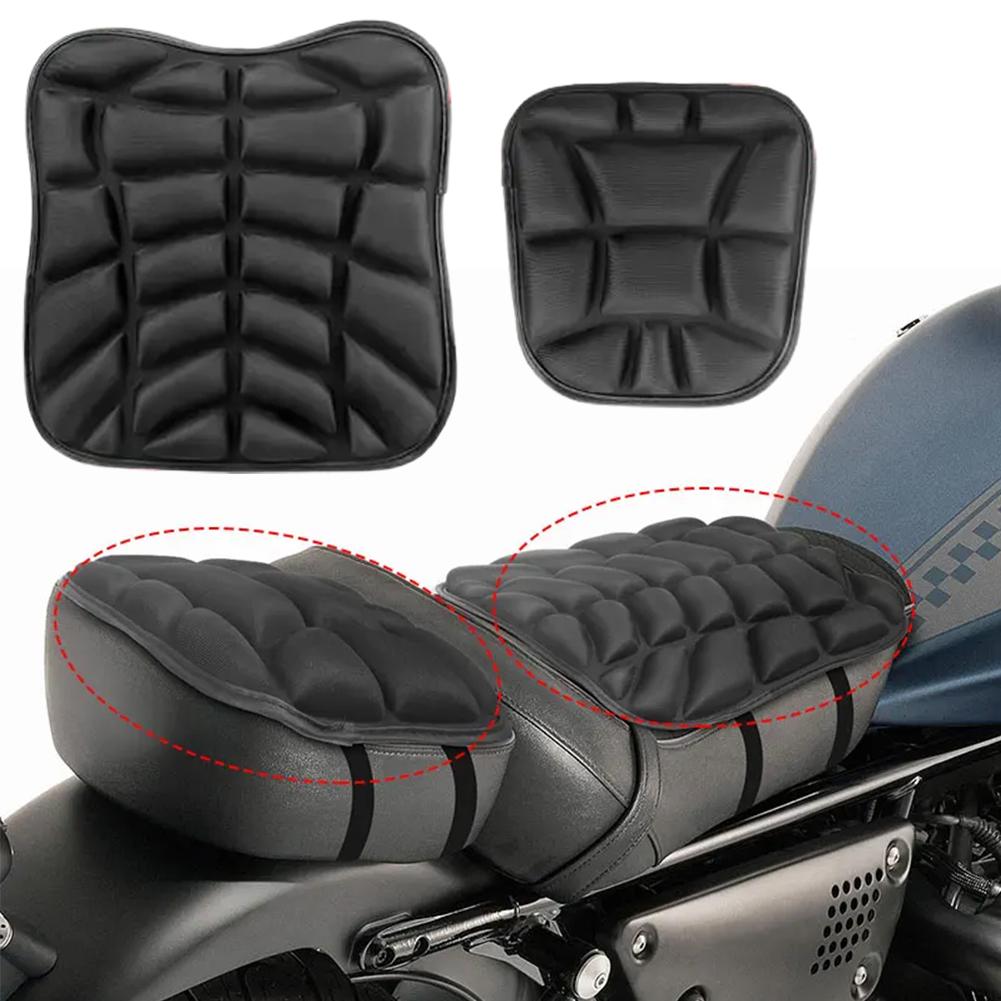 2 Pack Universal Anti Slip 3D Comfort Seat Cushion Comfort Cushion Front Seat Seat Motorcycle Motorbike Breathable Cover Re I9V1