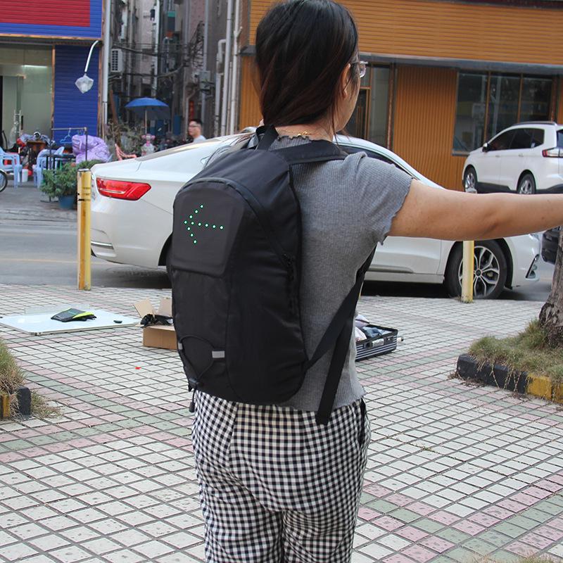 Rucsac cu Semnalizare LED cu Telecomandă pentru Siguranță Sporită