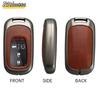 For Honda HR-V CR-V ZRV Civic Accord 2022 2023 5 Knapper Legering+TPU Bilnøkkelveske Deksel Auto Skall Fob Holder Nøkkelring Tilbehør