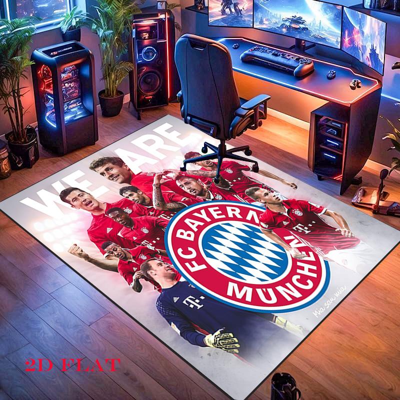 FC Bayern Munich Carpet Rug for Living Room Bedroom Home Sofa Decoration,Kids Play Nonslip Floor Mat