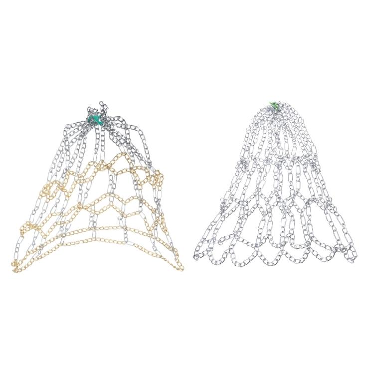 Heavy Duty Metal Chain Basketball Net Standard Braided Metal Chain Basketball Net Goal Training Basketball Net