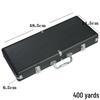 Black and Silver Aluminum Texas Hold'em Chip Storage Case