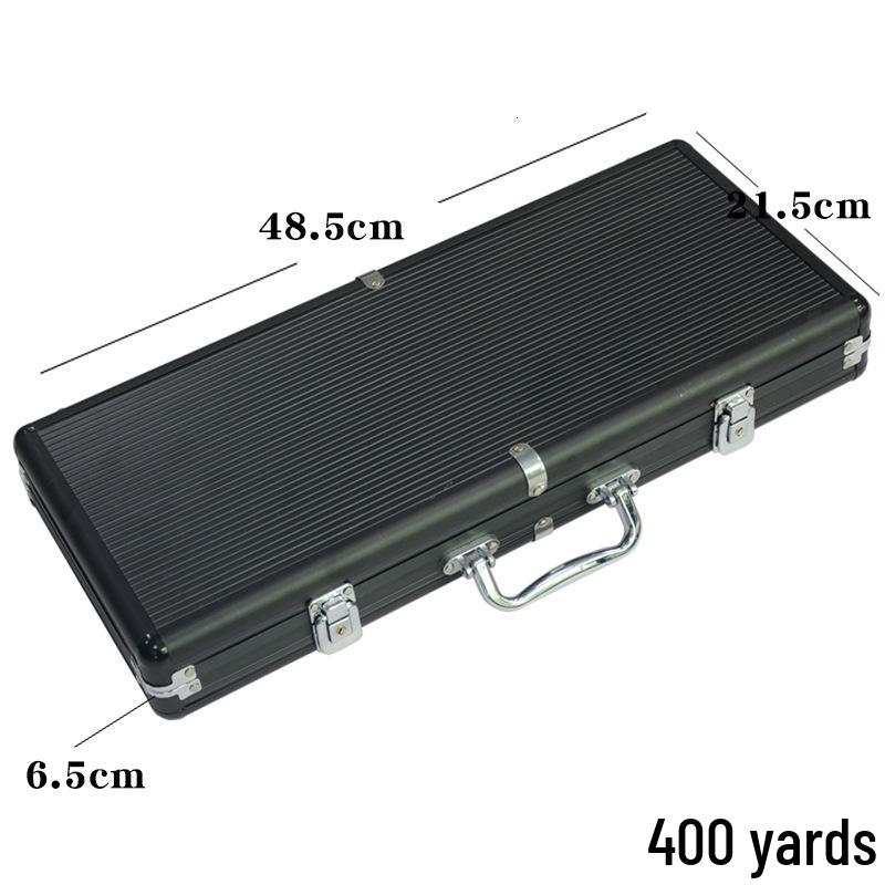 Black and Silver Aluminum Texas Hold'em Chip Storage Case