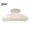 Korean Style Hair Accessories Polka Dot Claw Clip for Women, Lightweight Acrylic Non-Slip Jaw Clip, Styling Medium Long Elegant Strong Hold