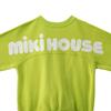 MIKIHOUSE Web Limited Back Logo Sweatshirt Pullover, Baby Kids, Size 80cm, Light Green, Model 10-5620-682