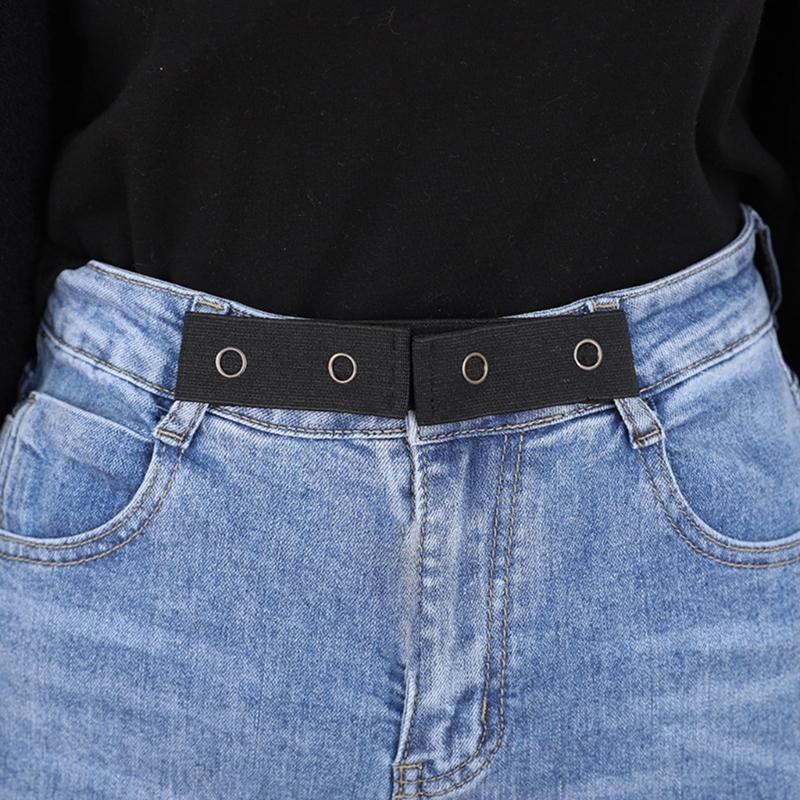 Umstands-Schwangerschaft Elastischer Bund Gürtel Verstellbare Elastische Hosen Verlängerungsknöpfe Mutter Lockere Hosen Gürtel