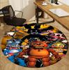 Five Nights at Freddy's Pattern Round Rug, Indoor/Outdoor Mat, for Picnic, Gameroom, Bedroom, Office, Living Room, Home Decor Carpet, Birthday Gift
