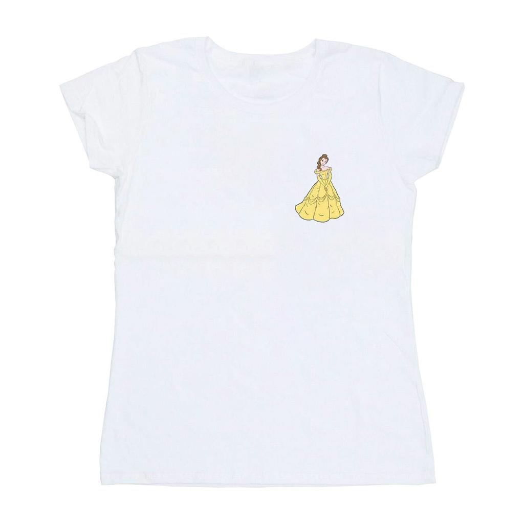 Disney Princess Womens/Ladies Belle Chest Cotton T-Shirt