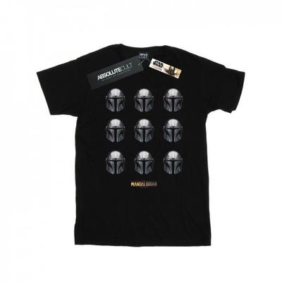 Mens The Mandalorian Helmet Pattern T-Shirt