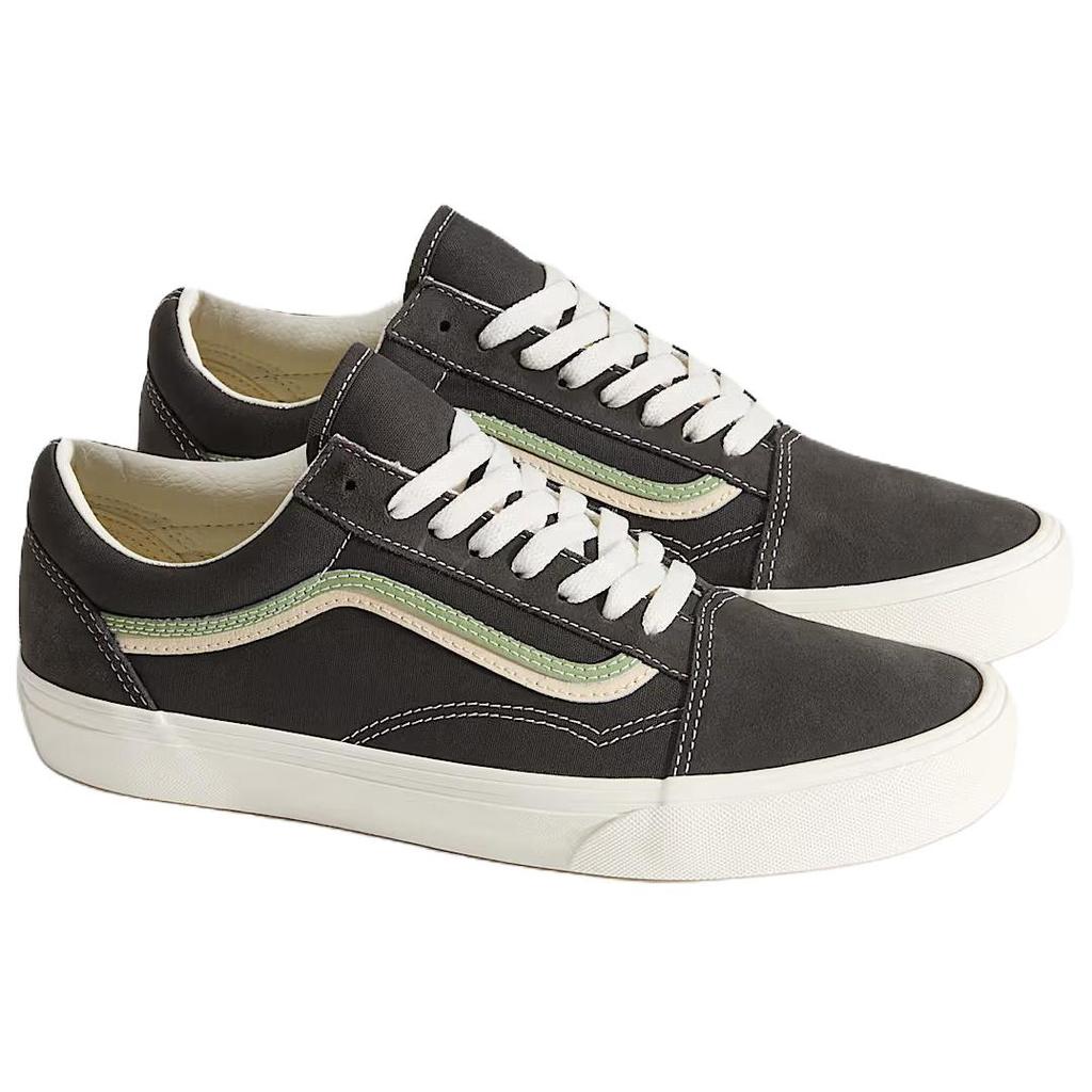 Vans Old Skool Support Lage Skateboard Schoenen Unisex Zwart Grijs VN000EA6GJS