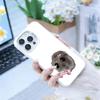 Big-eyed goofy Mouse Phone Case For iPhone 17,16,15,14,13,12,Pro MAX Black Matte Shockproof Cover