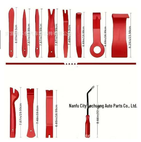 

11-Piece Car Disassembly Tool Kit for Audio, Bumpers, Dashboards, and Interior Clips