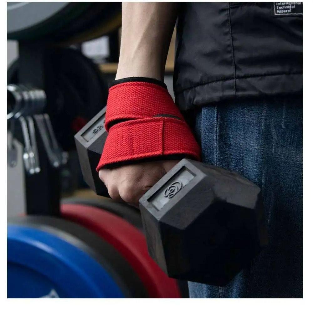 1 Pair Bracer Sport Fitness Wrist Wraps Polyester Gym Support Lifting Grip Belt  Bodybuilding