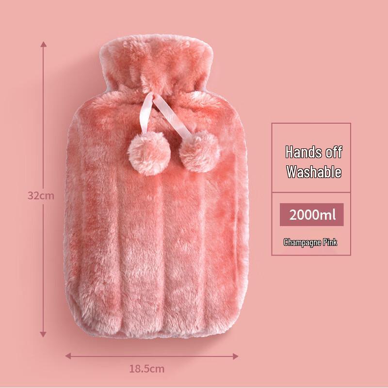 LISM Plush Cover Hot Water Bottle