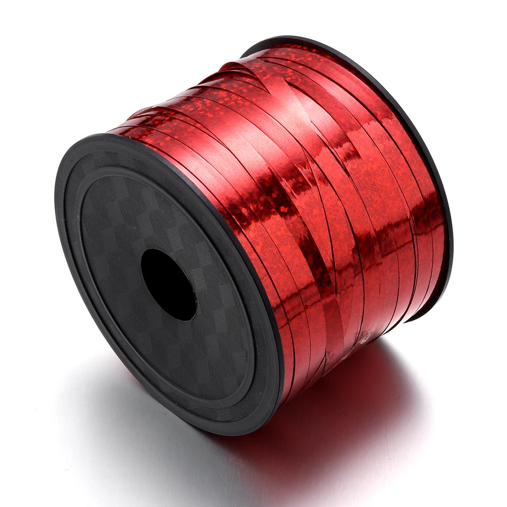 100yards Balloon Ribbons Colorful Plastic Laser Ribbons For Wedding Birthday Party Christmas DIY Crafts Gift Wrapping Decoration