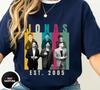 Jonas Brothers Fan Shirt, Retro Jonas Brothers Tour Shirt, Band Collage Graphic Unisex T-Shirt