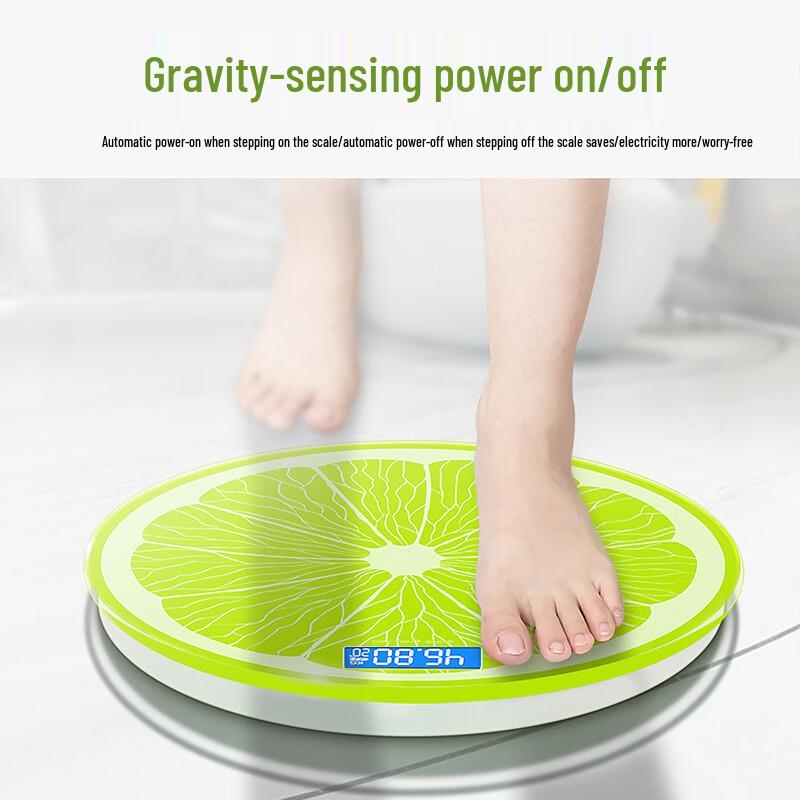 Jinmiao Lemon Round Digital Body Fat Scale