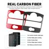 Real Soft Carbon Fiber For Renault Clio 3 2006 2007 2008 2009 2010 2011 2012 Clio Mk 3 III Car CD AC Panel Interior Sticker