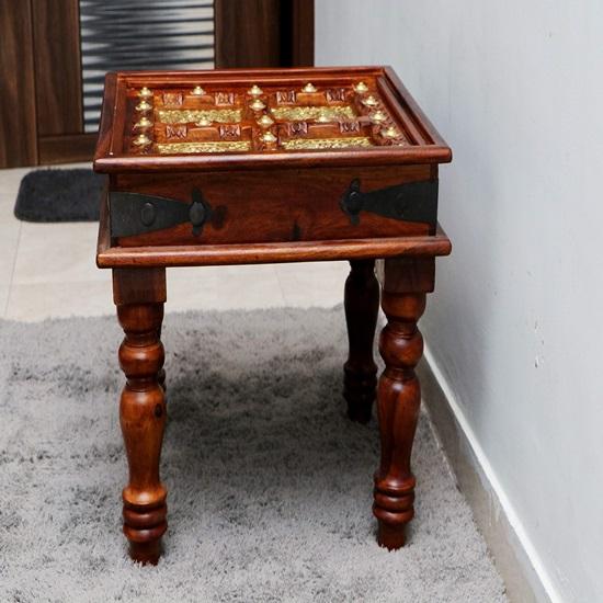 Antique Design Solid Wood Coffee Table Garden and Outdoor Table Decorative Living Room