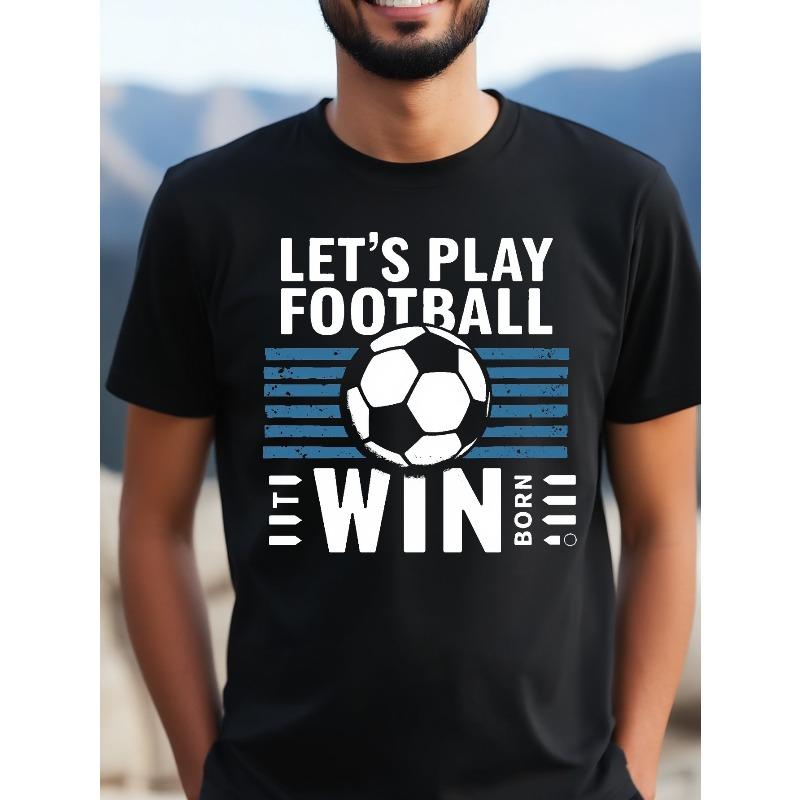 

Европейские размеры Мужская 2D Футболка для футбола | Ретро-принт, Повседневный крой, Ткань с легкой эластичностью, Идеально подходит для спорта и активного отдыха S чёрный