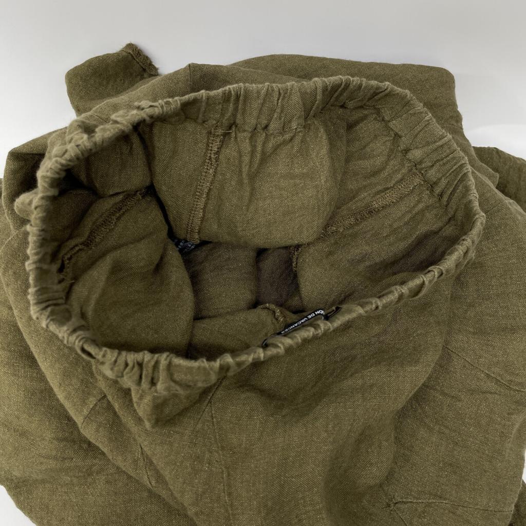 Maison De Vacances Khaki 100% Linen Long Skirt Skirt Not Written khakiUsed