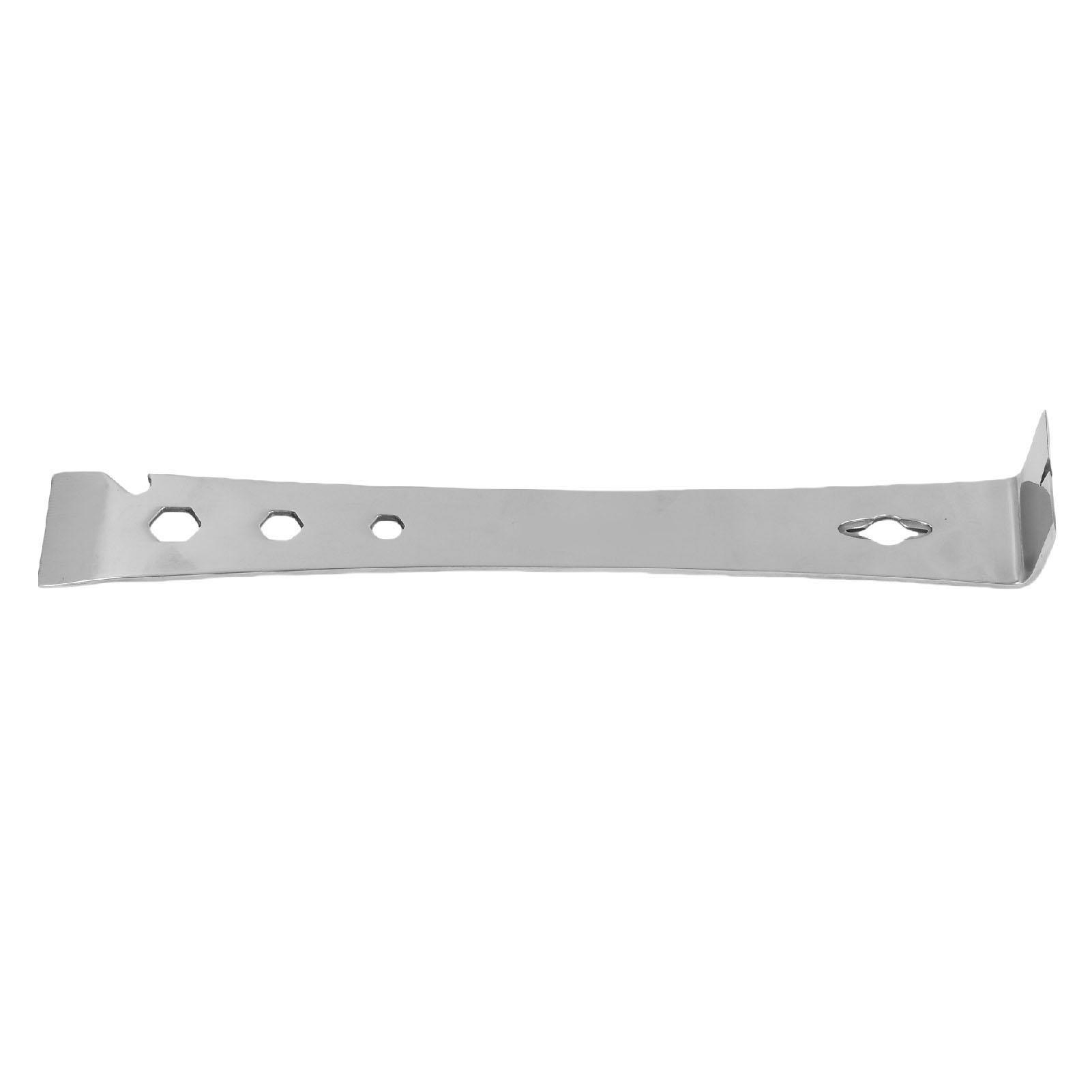 Pry Bar Scraper Mirror Stainless Steel Multifunctional Flat Crowbar Nail Puller Window Breaker Baseboard Removal Tool