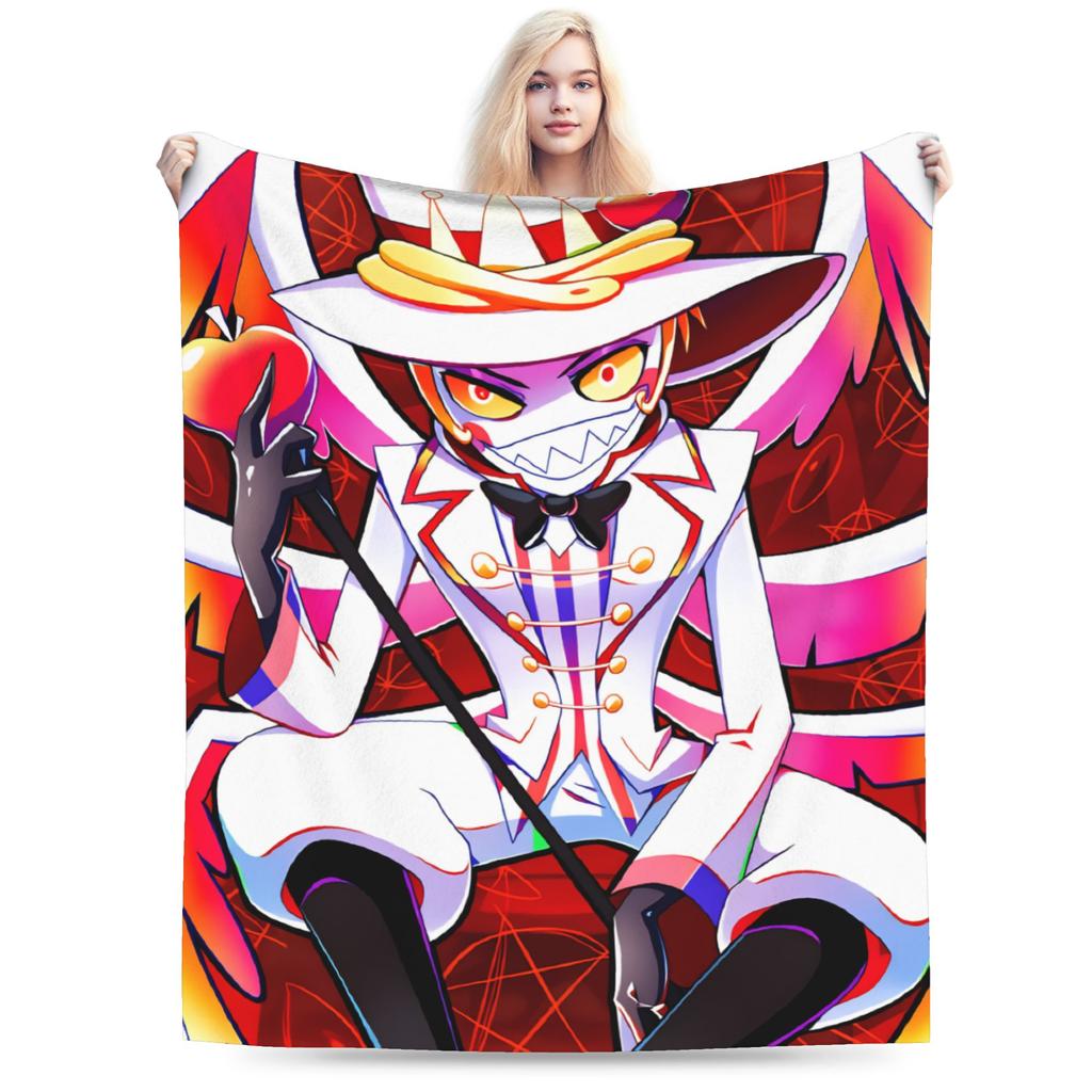 Relax Alastor Vox Blankets Quality Soft Warm Hazbines Hoteles Bedding Throws Autumn Students Couch Chair Fashion Bedspread