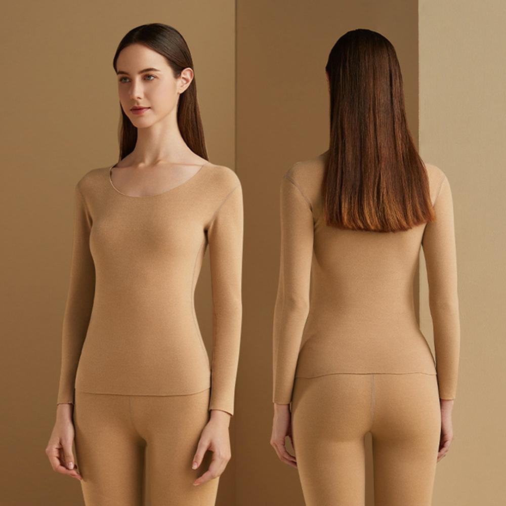 Vrouwen Thermisch Ondergoed Heren Winterkleding Naadloze Dikke Dubbele Laag Warme Lingerie Vrouwen Thermische Kledingset Vrouw 2 Stuks