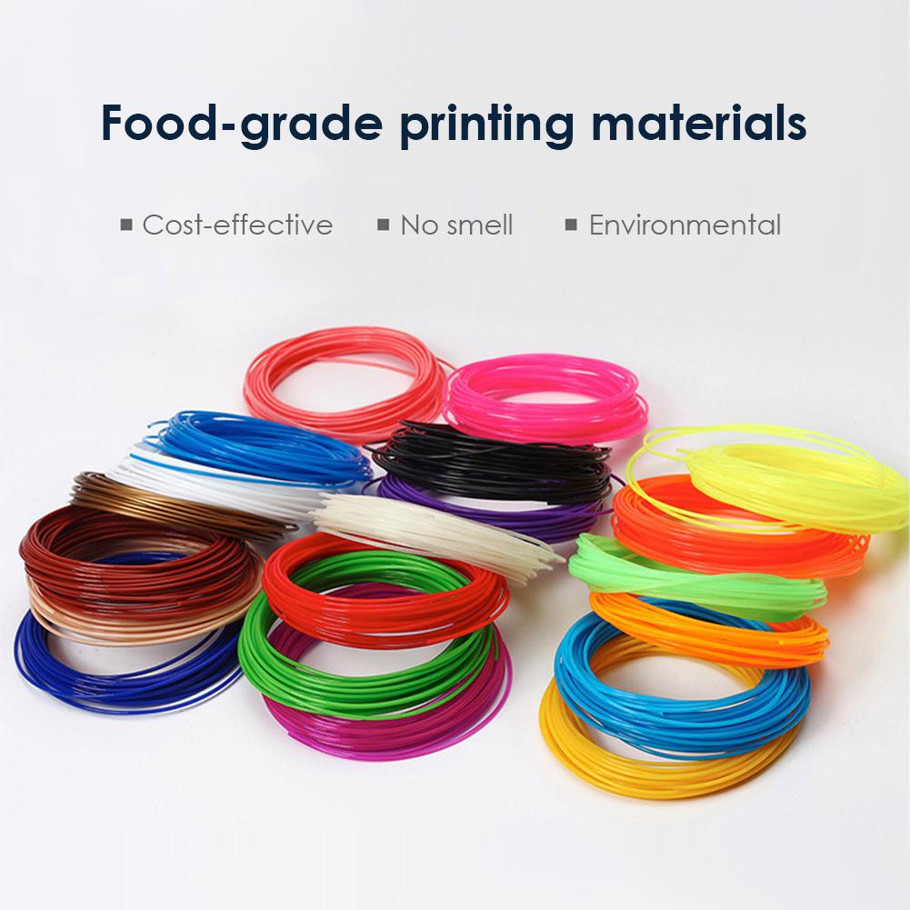 3D Printed Pen With 3m Colored Filaments USB Electric 3D Drawing Printing Pens Creative DIY Gift For Birthday Christmas New Year