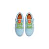 Air Jordan 1 Low SE PS Blue Stitch Kids Sneakers Psychic-Blue Vivid-Green Safety-Orange DR9500-400