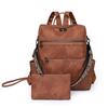 Ms. Chun's Backpack Is A Lightweight, Retro Backpack for Girls with A Large Capacity. It's A Versatile Single-shoulder Bag for Casual Travel