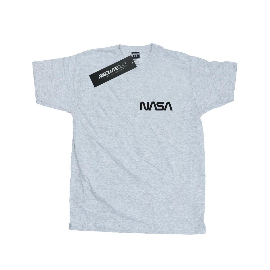NASA Mens Modern Logo Chest T-Shirt