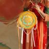 Retro Pattern Dunhuang Lanterns LED Warm Glow Ancient Style Light Flower Drumlamp  Hanfu Gathering