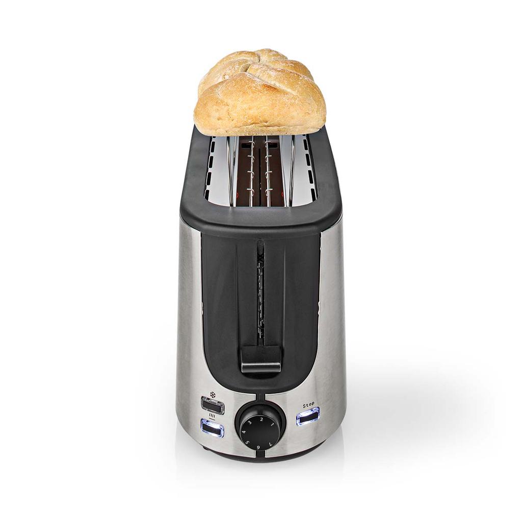 Gastronoma Toaster 18140004 1000 W 1 Long Slot 2 Slices 7 Levels