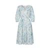 Juzza Annacoco 2025 Summer Seasalt Print Chiffon Waist Dress
