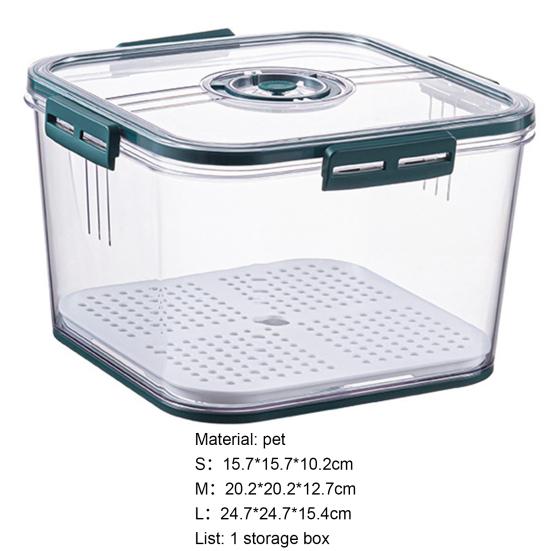 Food Storage Container Square Shape Moist-proof Sealed Design Plastic Kitchen Foods Storage Canisters for Pantry
