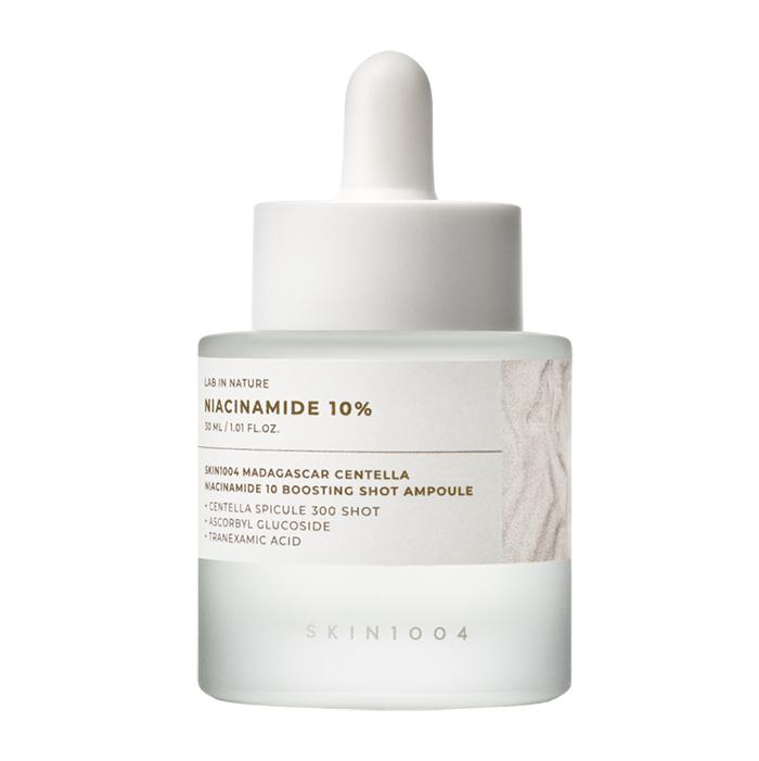 Skin1004 Madagascar Centella Niacinamide 10 Boosting Shot Ampoule – Brightening & Tone-Perfecting Serum with Niacinamide, Asiatica, Vegan, Korean