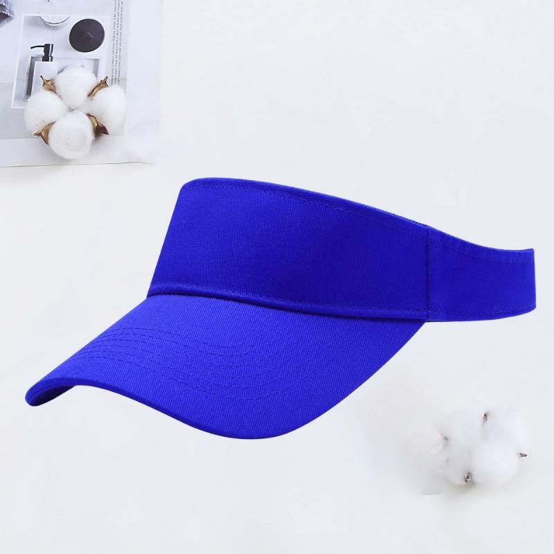 Hat female spring summer sun protection empty top hat embroidery sports outdoor outing visor cap cap male